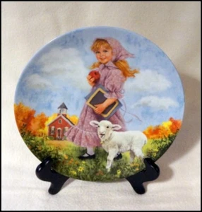 1985 Reco "Mary Had a Little Lamb" Collector Plates by John McClelland #C1004 - Picture 1 of 6