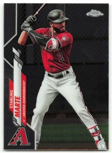 2020 Topps Chrome Update Starling Marte Arizona Diamondbacks #U-3