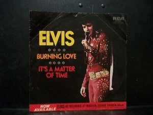 Elvis Presley Burning Love/It's a Matter of Time 45 Ärmel nur RCA 74-0769 1972 - Bild 1 von 2