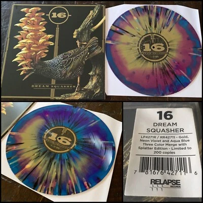 16 Dream Squasher LP Vinyl 1st press 250-Snakeburn Iron Monkey Soilent Green - Image 1 of 4