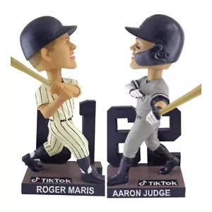 Juego de 2 Bobblehead Aaron Judge 62 y Roger Maris New York Yankees SGA 4/20 - Imagen 1 de 1