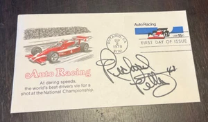 NASCAR RICHARD PETTY AUTOGRAFATA 1978 FDC FIRMATA - Foto 1 di 3