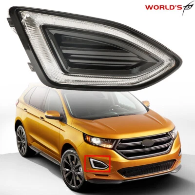 Conjunto de luces antiniebla LED DRL parachoques lámpara de conducción derecha derecha derecha Ford Edge 2015-2018 Foto 1 de 4