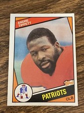 Vintage 1984 Topps #143 ANDRE TIPPETT RC NE Patriots Iowa OLB NFL HOF NrMt/Mt