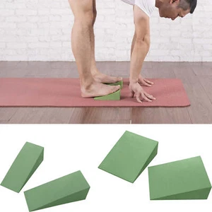 Portable Wedge Yoga Block Trainer Stretcher for Leg Foot Exercise Gym Supply - Foto 1 di 13