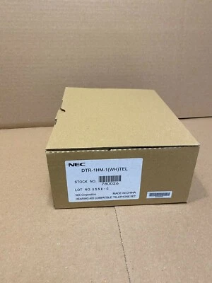 1 New NEC DTR 1HM WH Single Line Analog 780026 - Image 1 of 4