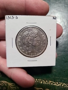 Medio dólar de peluquero 1915-S - Ch AU detalles limpios - Imagen 1 de 2