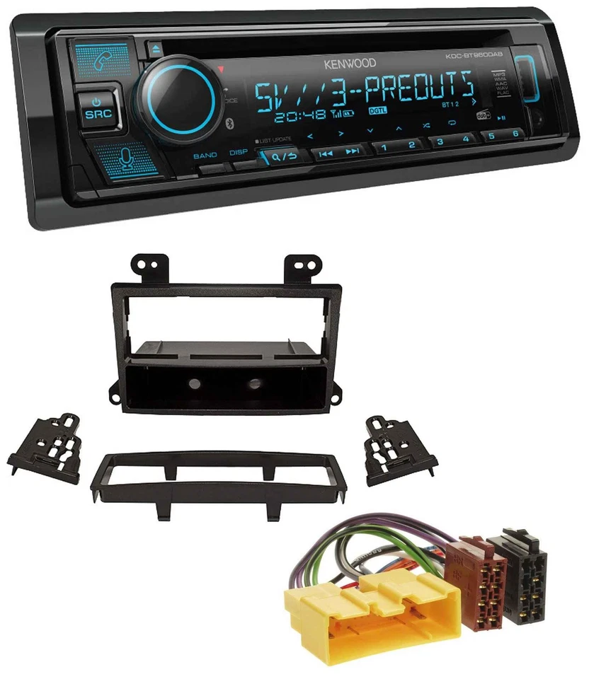 Kenwood Bluetooth USB CD MP3 DAB Autoradio für Mazda MPV (2000-2006) - Bild 1 von 4