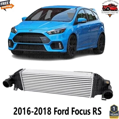 Intercooler de aluminio natural y plástico para Ford Focus RS 2016-2018 Foto 1 de 4