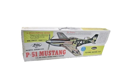 Guillow’s Messerschmitt BF-109 Model Airplane Balsa Wood Kit - Image 1 of 2
