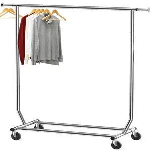 Supreme Commercial Grade Clothing Garment Rack, Holds Up to 250 lbs, 50 to 75... - Picture 1 of 9