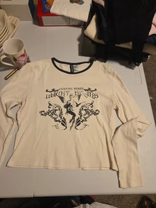 Camiseta Juniors Dividida Manga Larga Cuenta Tus Estrellas de la Suerte Talla M (245) - Imagen 1 de 7