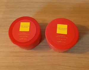 2 x Ted Baker Raspberry & Orange Blossom Body Butter 50ml *New* - Picture 1 of 5