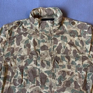 Chaqueta William Rast Duck Camuflaje Para Hombres Mediana Bolsillos Utilitarios Carga Cremallera Capucha - Imagen 1 de 16