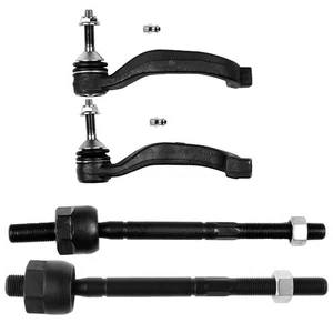 4 x Inner Outer Tie Rod For 2002-2005 Ford Thunderbird Convertible ES800414 - Picture 1 of 10