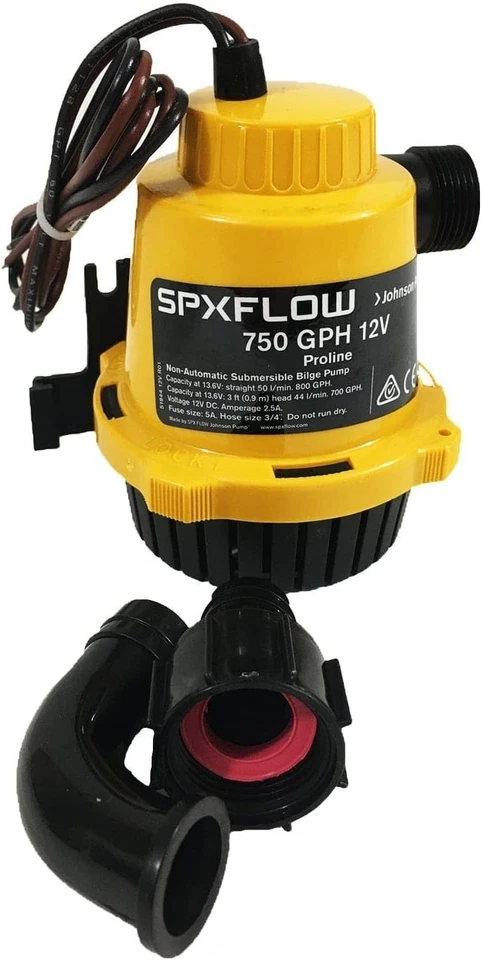 Bomba de sentina Johnson Pump 22702 Proline 750 GPH 12V Foto 1 de 1
