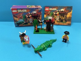 Lego Pirates 6246 Crocodile Cage with Box and Instruction Rare Vintage