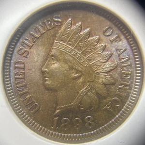 Indian Cent 1898 NGC MS65BN  - Picture 1 of 4