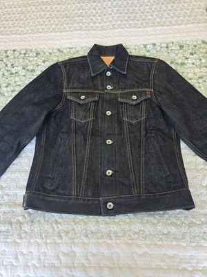 Iron Heart IH-526PJ - 21 盎司 III 型改装镂空牛仔夹克,尺寸 S — 第 1/4 张图片