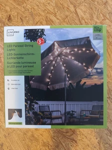 LED Sonnenschirm-Lichterkette, NEU - Bild 1 von 3