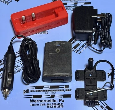 MYLAPS AMB TRANX160 KART TRANSPONDER COMBO - BRAND NEW CASE / BATTERY - Image 1 of 4