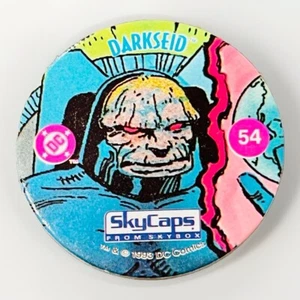 VINTAGE 1993 SkyBox DC Skycaps DARKSEID # 54 POG MILKCAP - Picture 1 of 3