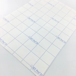 JET PRO Soft LIGHT Fabric A4 TRANSFER PAPER x10 HEAT PRESS INKJET PRINT US-MADE - Picture 1 of 2