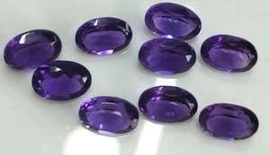 Natural Oval Purple Amethyst Gemstone Loose Wirewrap Faceted African 18X25MM - Picture 1 of 6