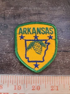 Vintage State of Arkansas Sew On Patch FREE SHIPPING v4 - Picture 1 of 2