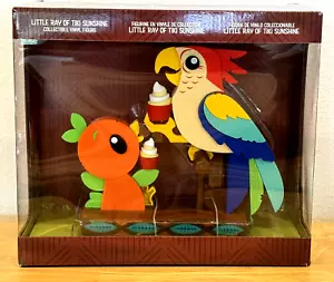 FIGURINA VINILE DISNEY PARKS LITTLE RAY OF SUNSHINE ORANGE BIRD NUOVA IN SCATOLA STICKEY - Foto 1 di 13