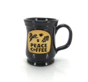 Taza rústica coleccionable ardilla café paz hecha a mano Deneen Pottery 2021 usada - Imagen 1 de 11