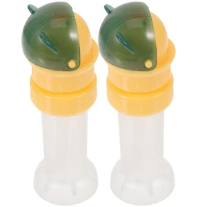 2pcs Getränk Sippy Cover Spill Proof Plastikwassergetränksflasche mit Stroh für - Bild 1 von 17