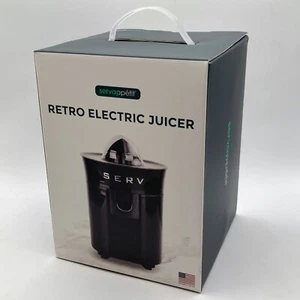 Servappetit Black 50s Retro Style Electric Citrus Juicer SERV Orange Lemon Lime - Picture 1 of 4