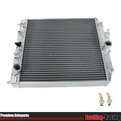 92-00 PARA CIVIC EG EK/DEL SOL/INTEGRA RADIADOR DE REFRIGERACIÓN NÚCLEO DE ALUMINIO DE 3 FILAS Foto 1 de 4