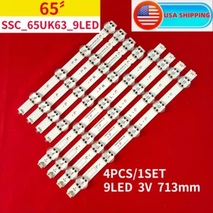 LG 65UK6090PUA 65UK6300PUE Backlight Strips Full Set SSC_TRIDENT_65UK63/65 - Picture 1 of 6