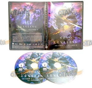 SOLO LEVELING (SEASON 1+2) - ANIME TV DVD (1-25 EPS) (ENG DUB) SHIP FROM US - Picture 1 of 7