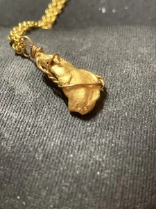 Gold Splatter Necklace/Pendant - Picture 1 of 6