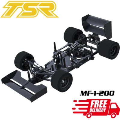 Team Saxo MF-1-200 Mini F1 RC Race Car Kit 1/10 2WD Formula One F 1 Racing Fast - Image 1 of 4