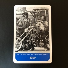 Easy Rider 1998 Harenberg Das Quiz Des 20. Jahrhunderts #2125 (German Card)