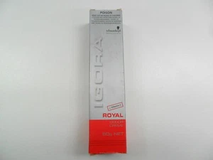 SCHWARZKOPF PERMANENT HAIR COLOUR PROFESSIONAL IGORA COLOR CREME SALON QUALITY - Picture 1 of 6