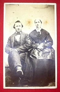 USA 2C EINNAHMEMARKE BÜRGERKRIEG WASHINGTON ANTIKES FOTO MANN FRAU - Bild 1 von 6