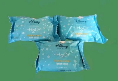 Disney Resort H2O Lote de 3 Jabón Barra Naranja Rubor Baño/Facial I Nuevo Y1 Foto 1 de 3
