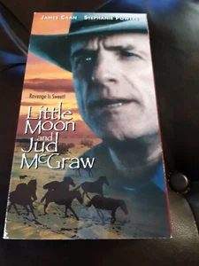 LITTLE MOON AND JUD McGRAW 2000 James Caan Stephanie Powers HTF VHS TESTED - Picture 1 of 4