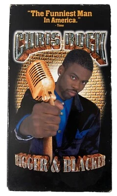 Chris Rock Bigger & Blacker (VHS, 1999) Iconic Retro 90s HBO Stand-up Comedy - Image 1 of 4