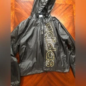 nwt adidas girls windbreaker size large - Picture 1 of 7