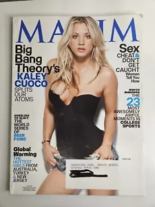 MAXIM Magazine #147 March 2010 Kaley Cuoco Cover Krysten Ritter Women Music Sex - Picture 1 of 3