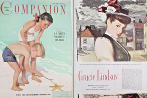 VTG July 1949 Womans Home Companion Fashion A J Cronin Joan of Arc Stories Ads - Picture 1 of 16