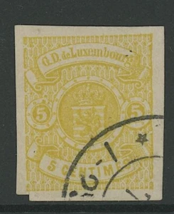 LUXEMBOURG, USED, #32b, IMPERF, EXCELLENT CENTERING - Imagen 1 de 1