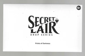 MTG Secret Lair Prints of Darkness [SEALED RAINBOW NON-FOIL] Magic the Gathering - Picture 1 of 3