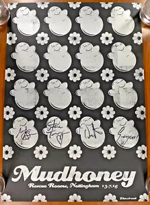 MUDHONEY Rescue Rooms NOTTINGHAM 2016 Discobeast BAND SIGNIERT Konzertplakat - Bild 1 von 3